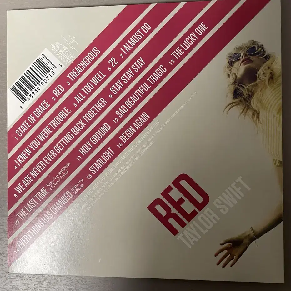 테일러스위프트 Red lp