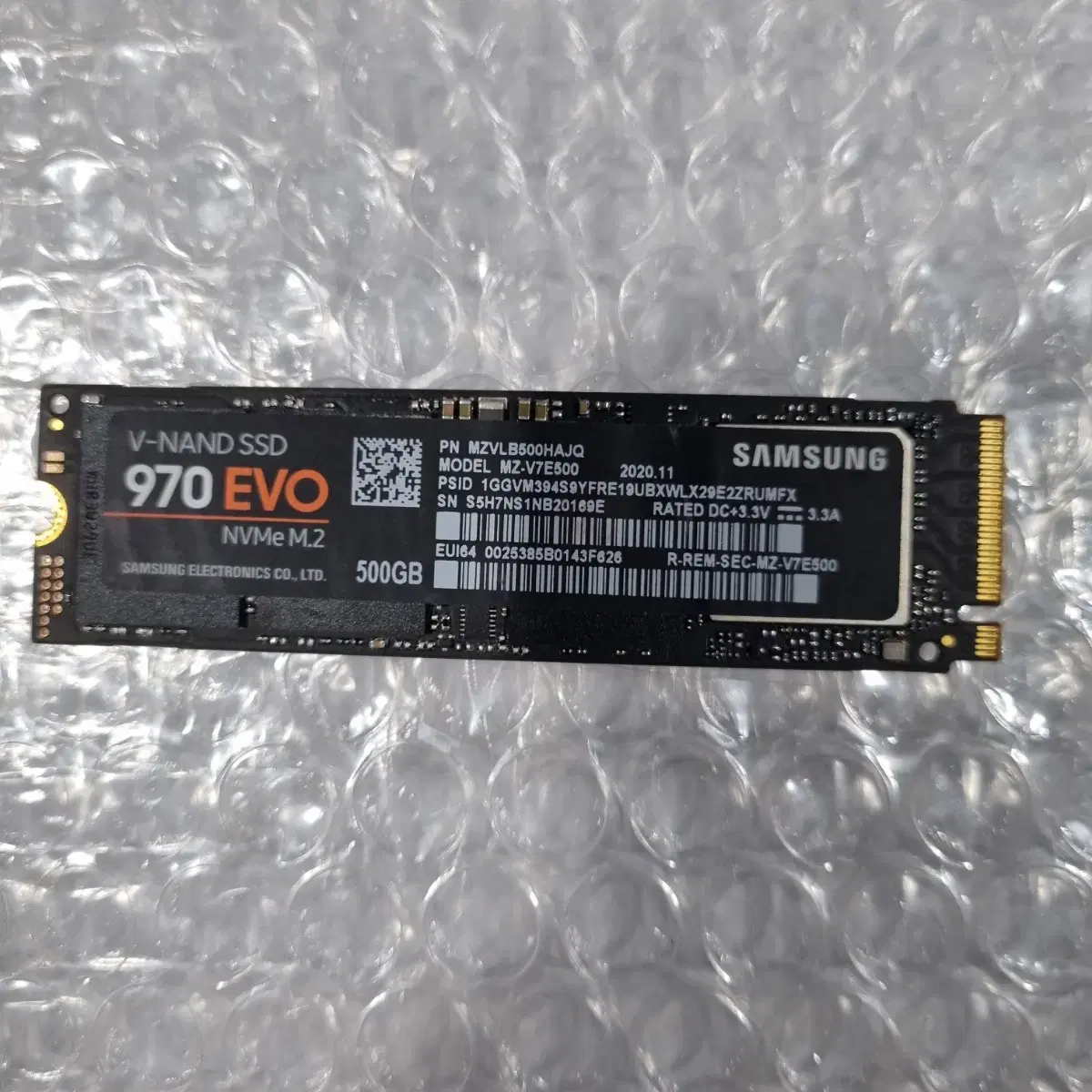 nvme m.2 970 evo 500g