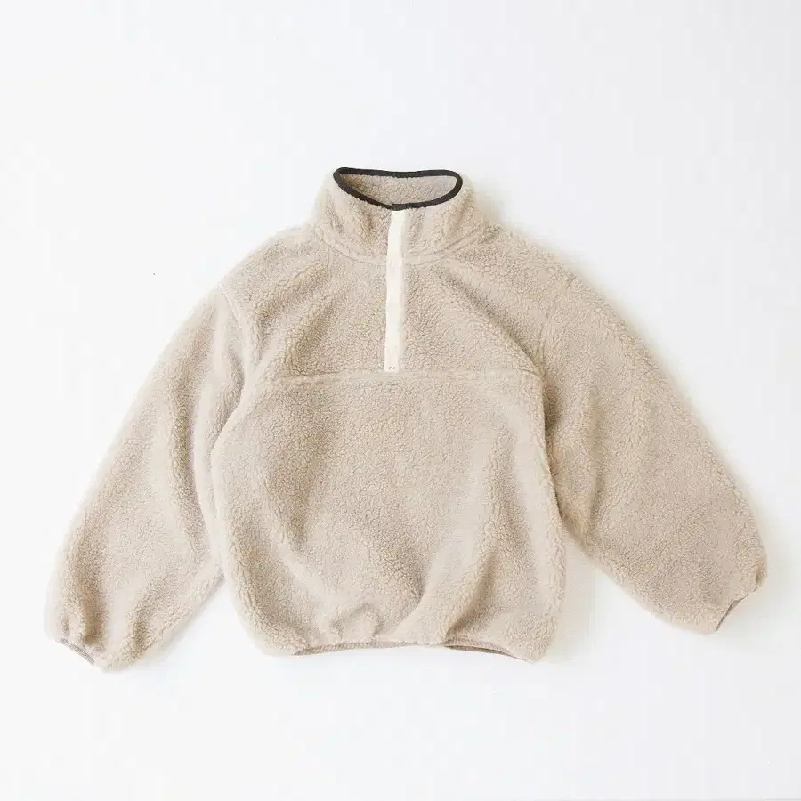 구함 / 비아플레인 boucle wool fleece beige M