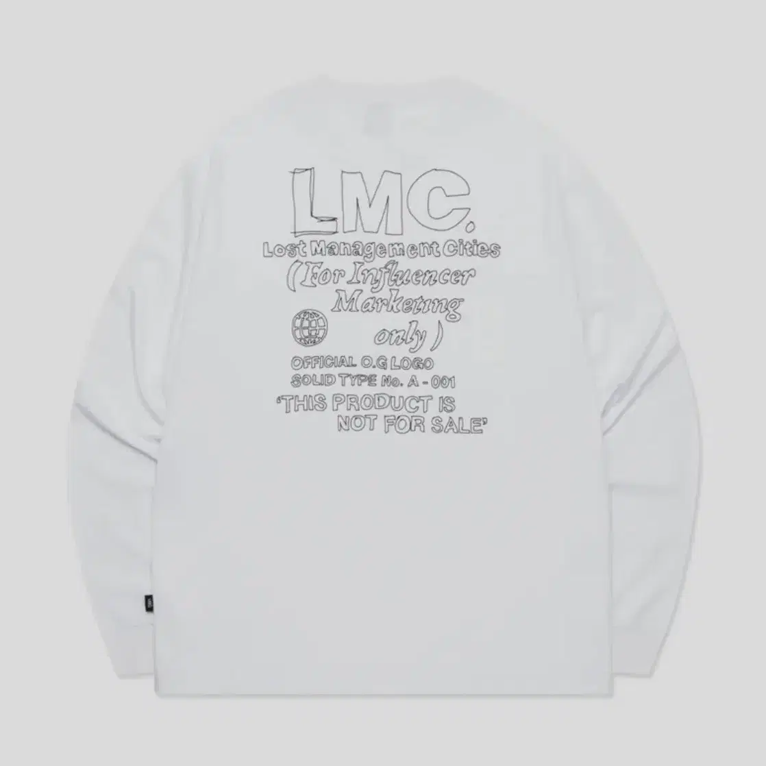 엘엠씨 LMC FN DOODLE LONG SLV TEE white