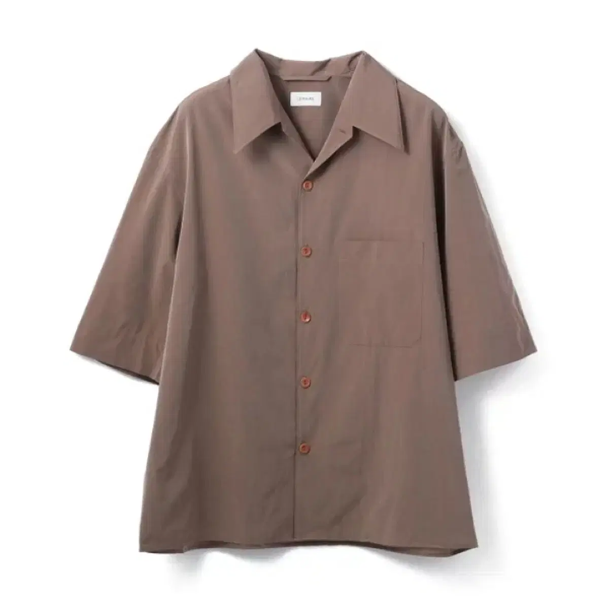 Lemaire 20SS Convertible kara Shirt Terracotta S