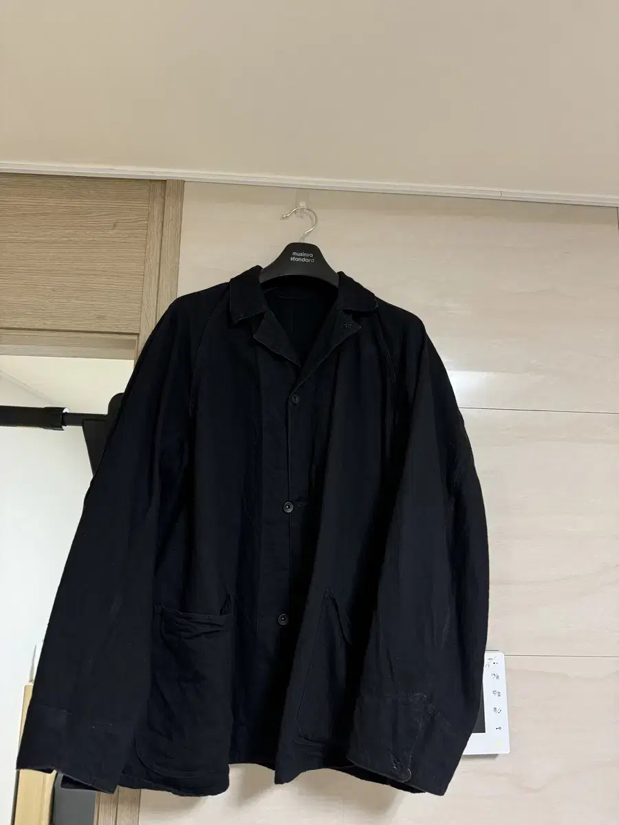 (3)23FW Komori Black Work Jacket