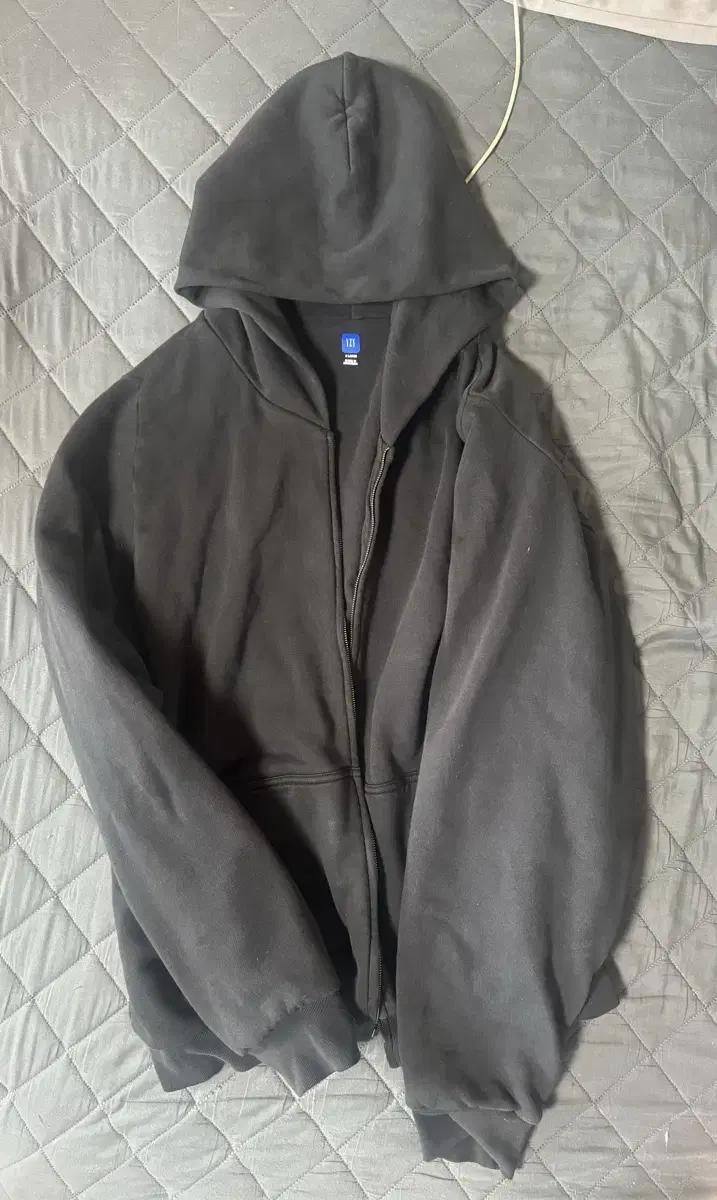 E.JI Gap Hooded Zip-Up Black XL