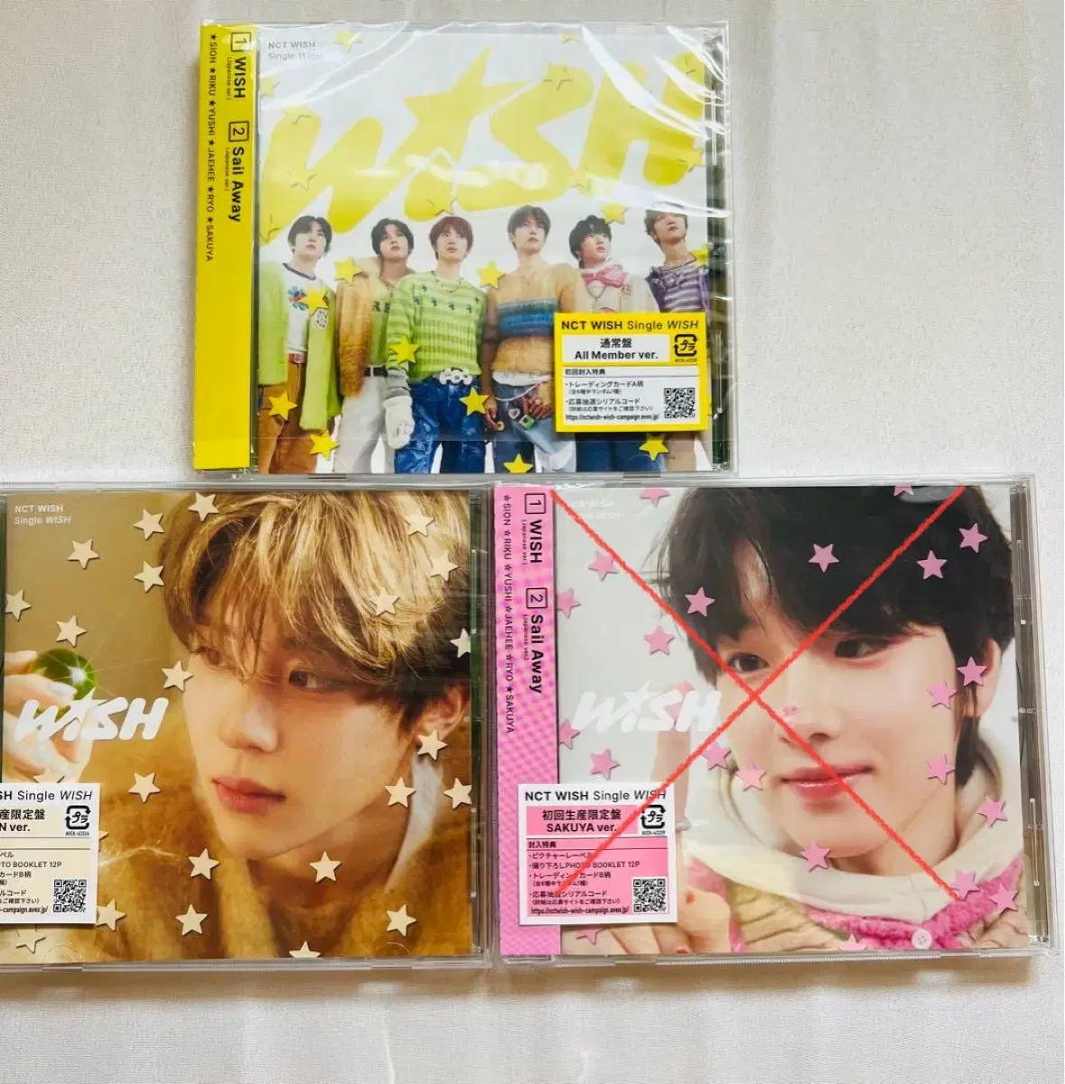 NCT wish Single Japan Vahn sion Individual Vahn album Group Vahn album Unsealed