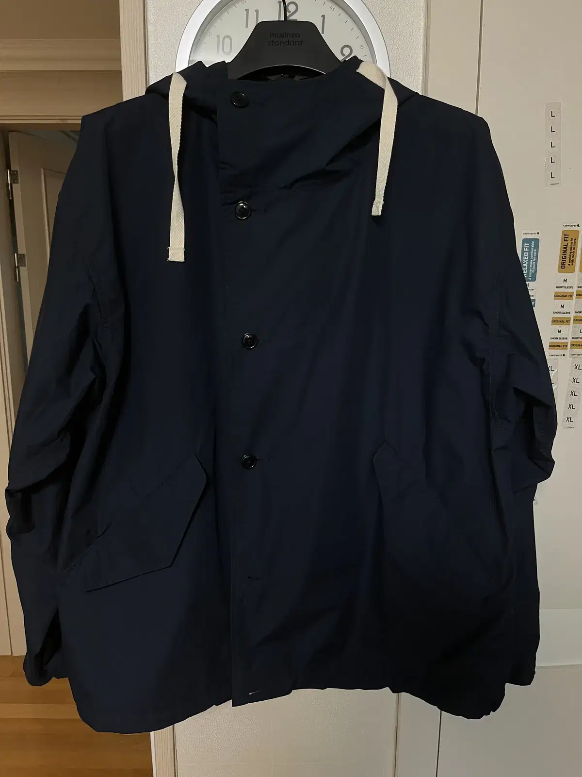 Nanamika Hooded Jacket Navy L