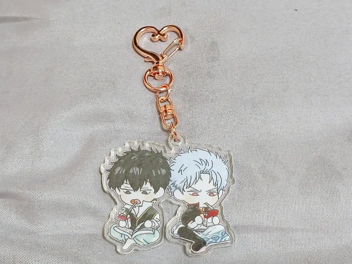 Gintama Soul Swap Gintoki & Hijikata acrylic Keyring