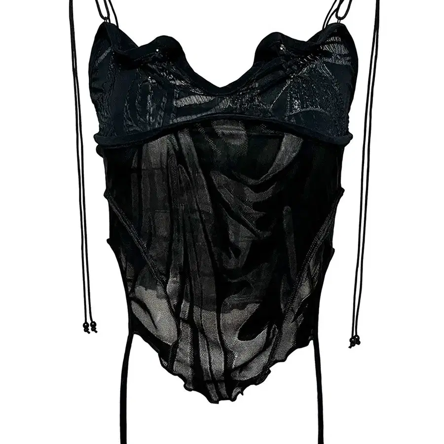 메조쿤스트 뷔스티에 crystal layer bustier