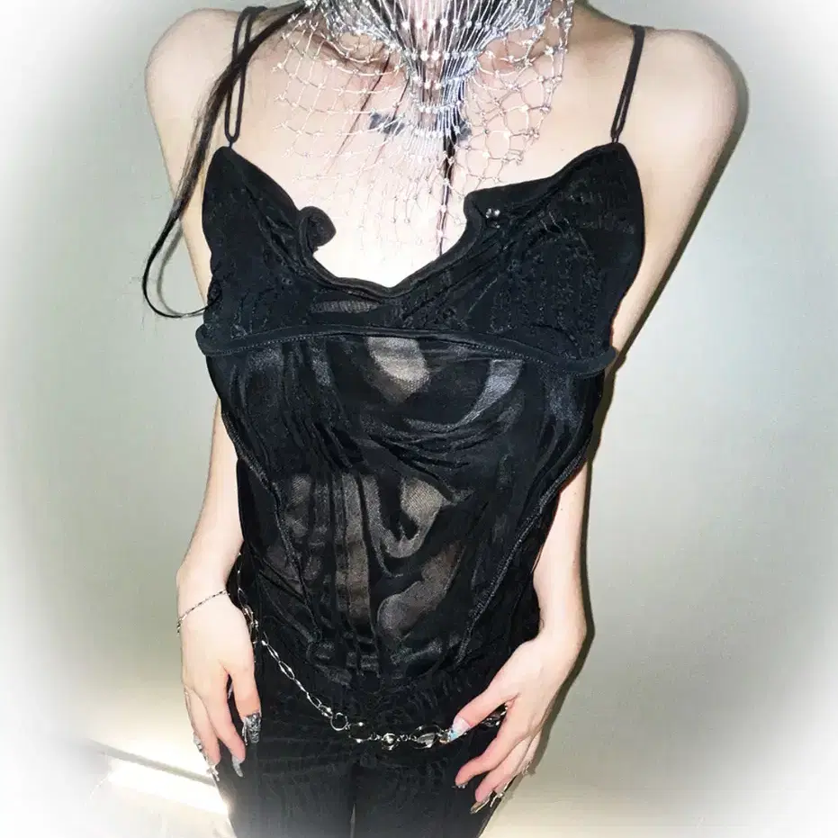 메조쿤스트 뷔스티에 crystal layer bustier