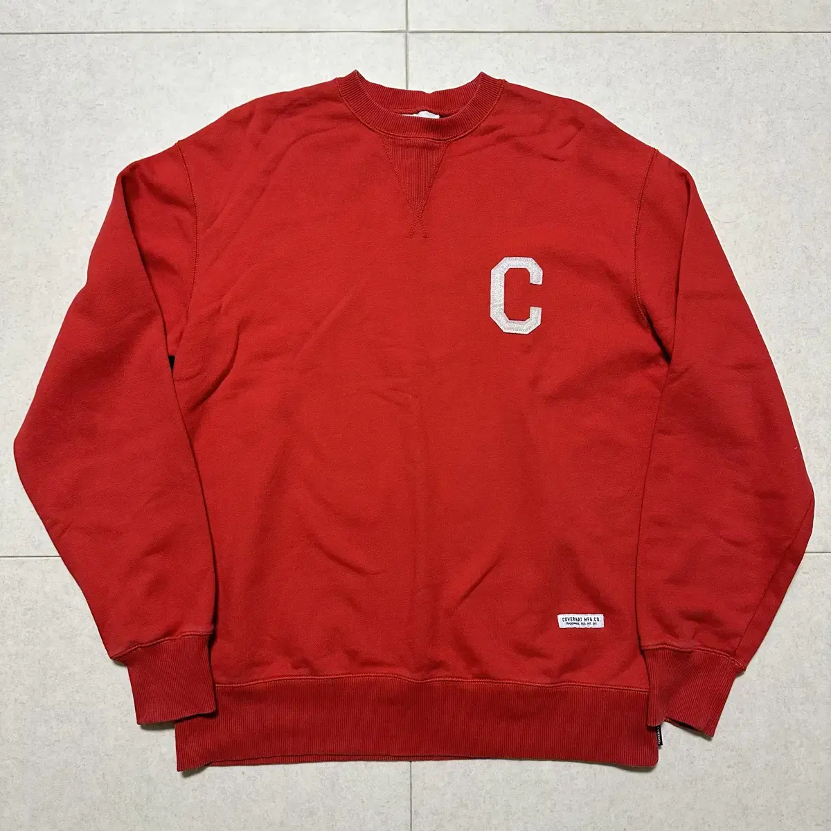 [Size 105] Coverall C-Logo Crewneck Sweatshirt Red