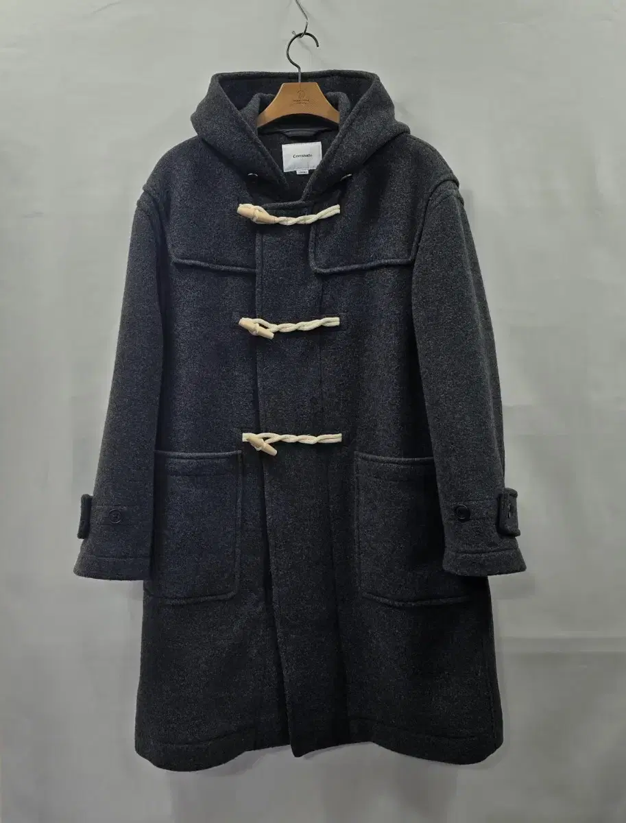 [COVERNOT] Wool Double Coat Charcoal L