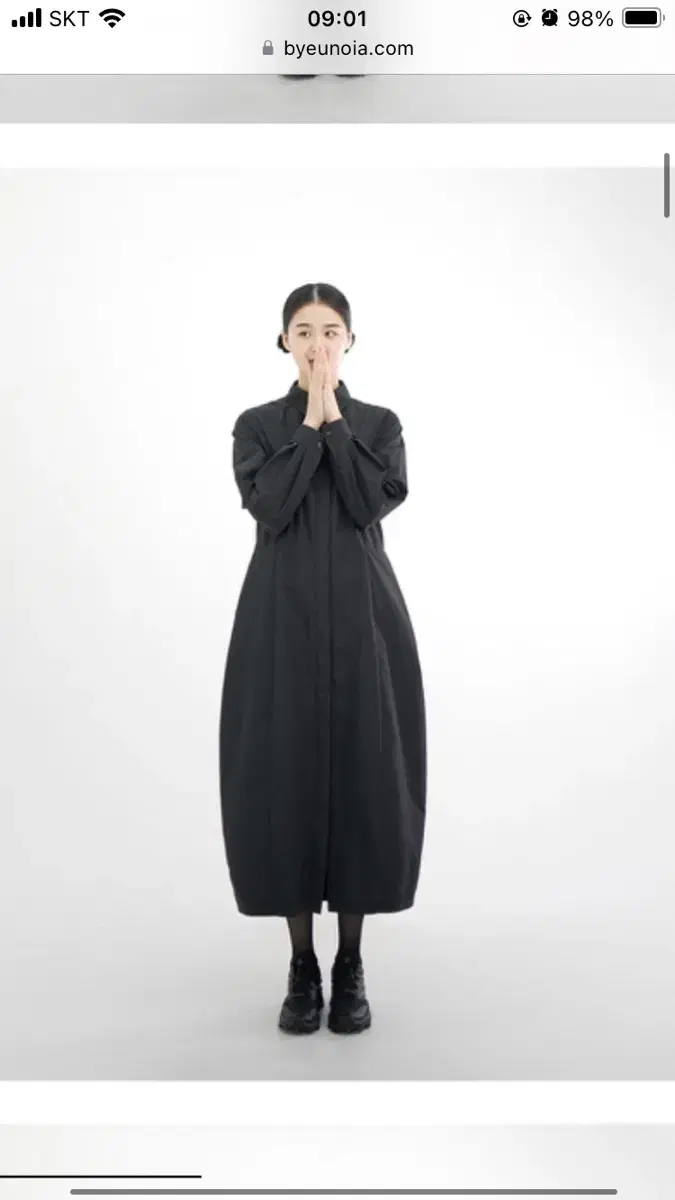 유노이아 새상품 Beaute Button dress S