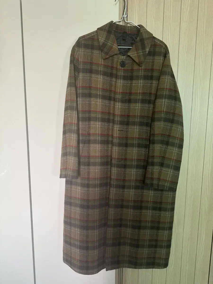 CustomMellow 19FW Checked Maccoat