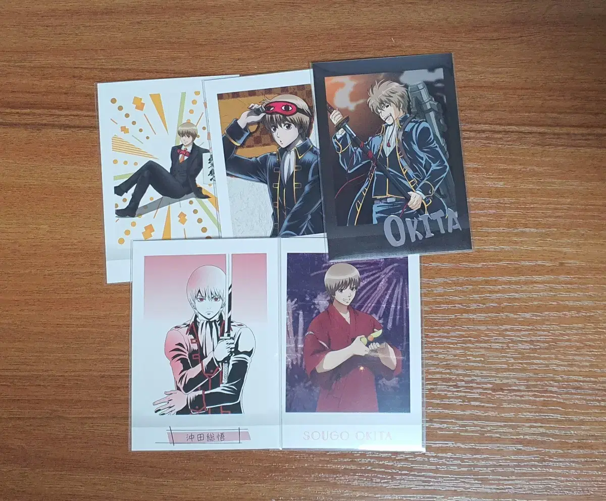 Gintama Pashakore Okita Sogo Rare incl. 5 pieces