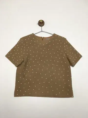 Course Dot Wool Knit Blouse