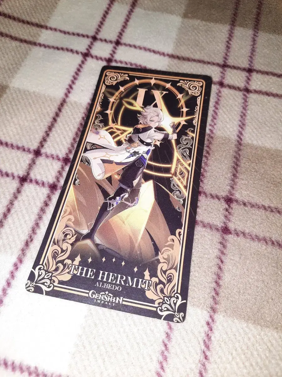 Genshin Impact Albedo Tarot Card WTS