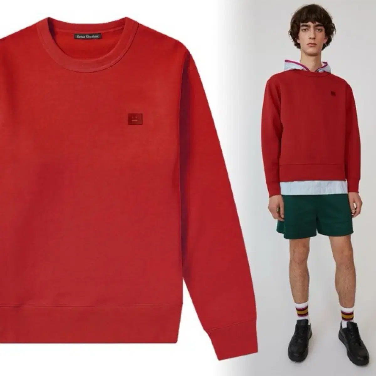 ACNE STUDIO ACNE STUDIO Fairview Man-to-Man Red M