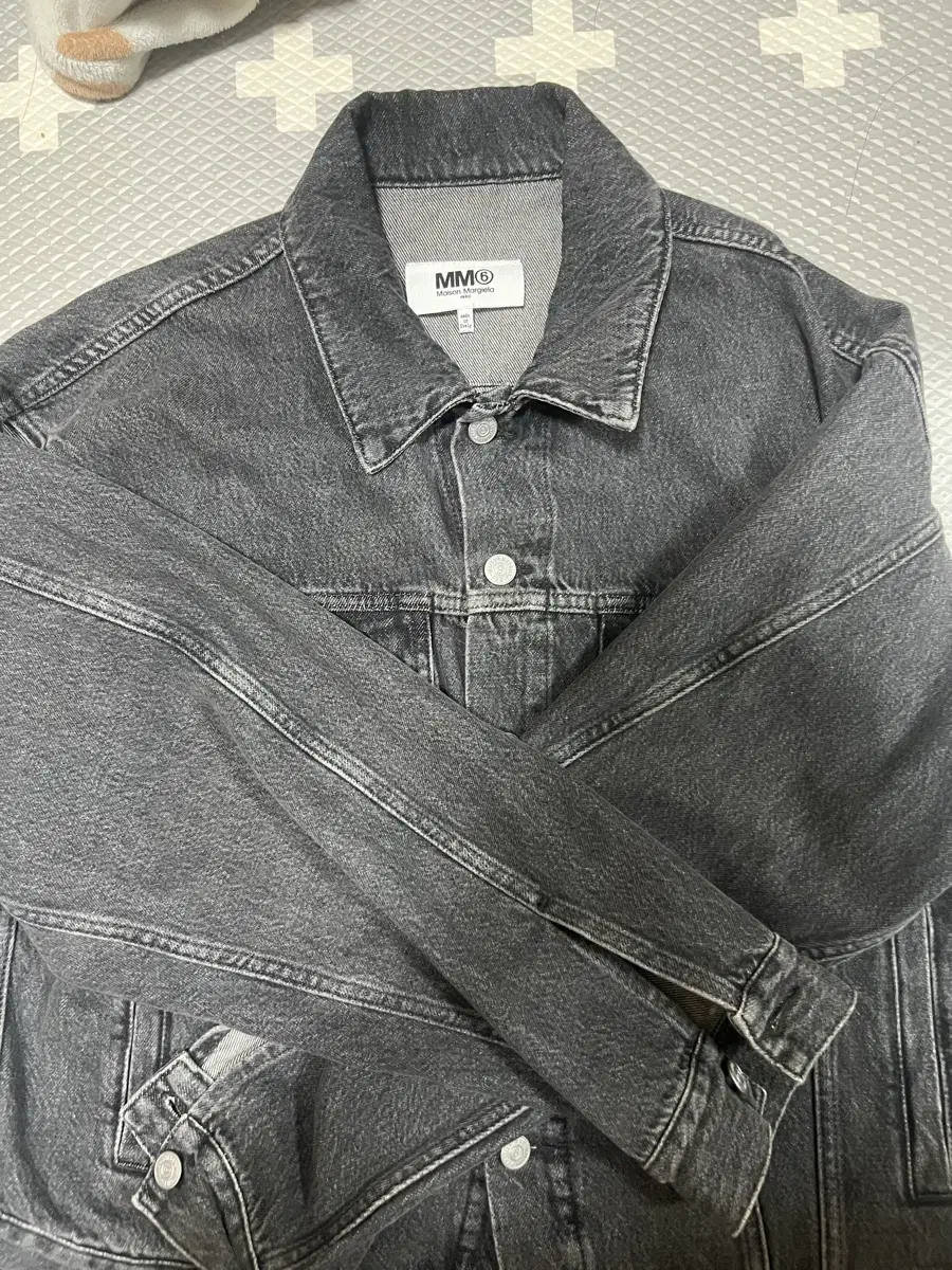 Mm6Margiela cut-out denim jacket