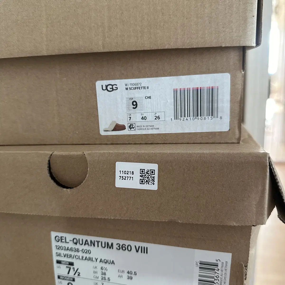 ugg 체스퍼트 체스넛 260 / us9 / 새상품