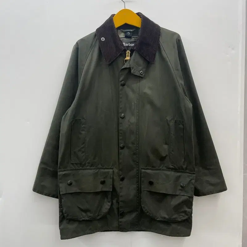 Size 36 Barbour Beaufort Unisex Jacket Khaki Vintage Look