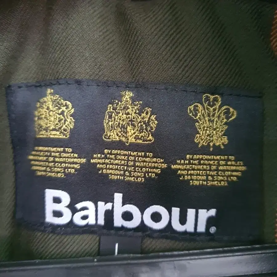 barbour  바버 점퍼 L