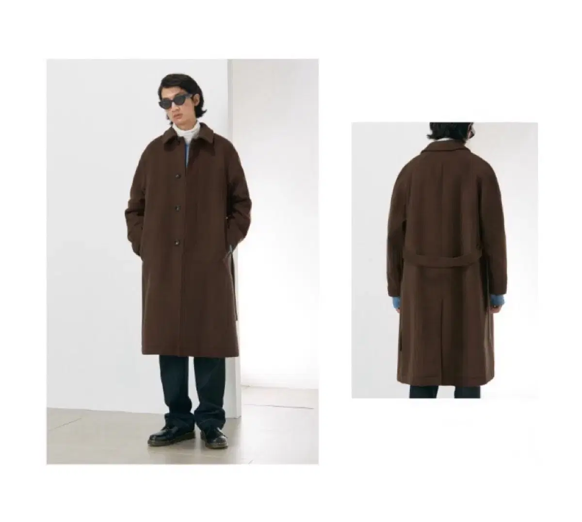 Reefer Robe Coat Brown