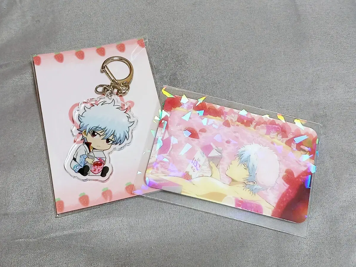 Gintama Gintoki Photo Card & Acrylic keyring in bulk