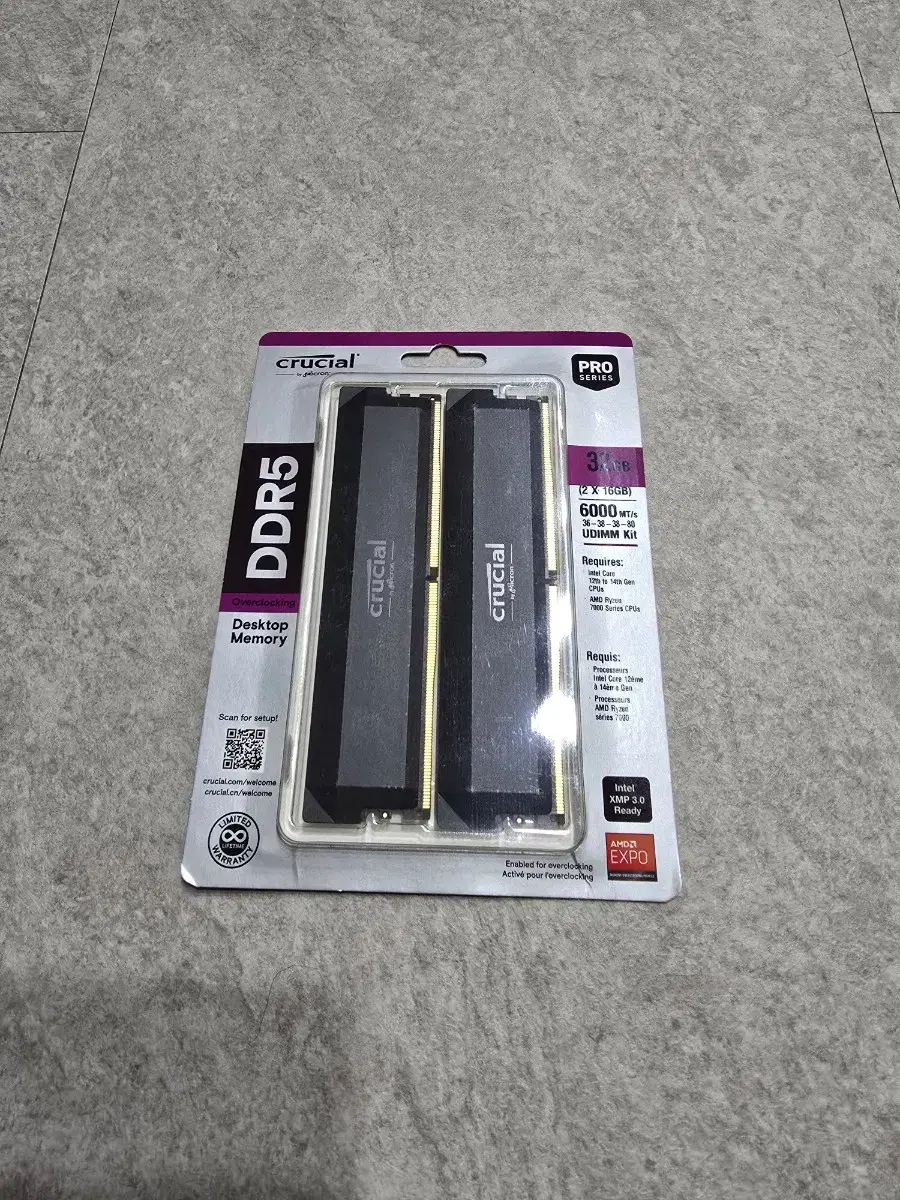 DDR5 RAM 32GB(2x16GB) 6000MHz 판매