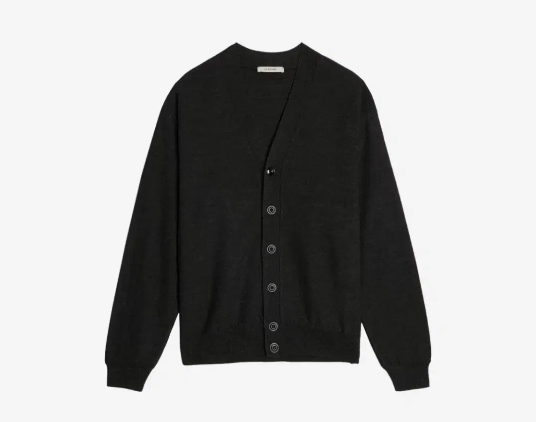 Lemaire Wool Relaxed Twist Cardigan Anthracite S LPrice