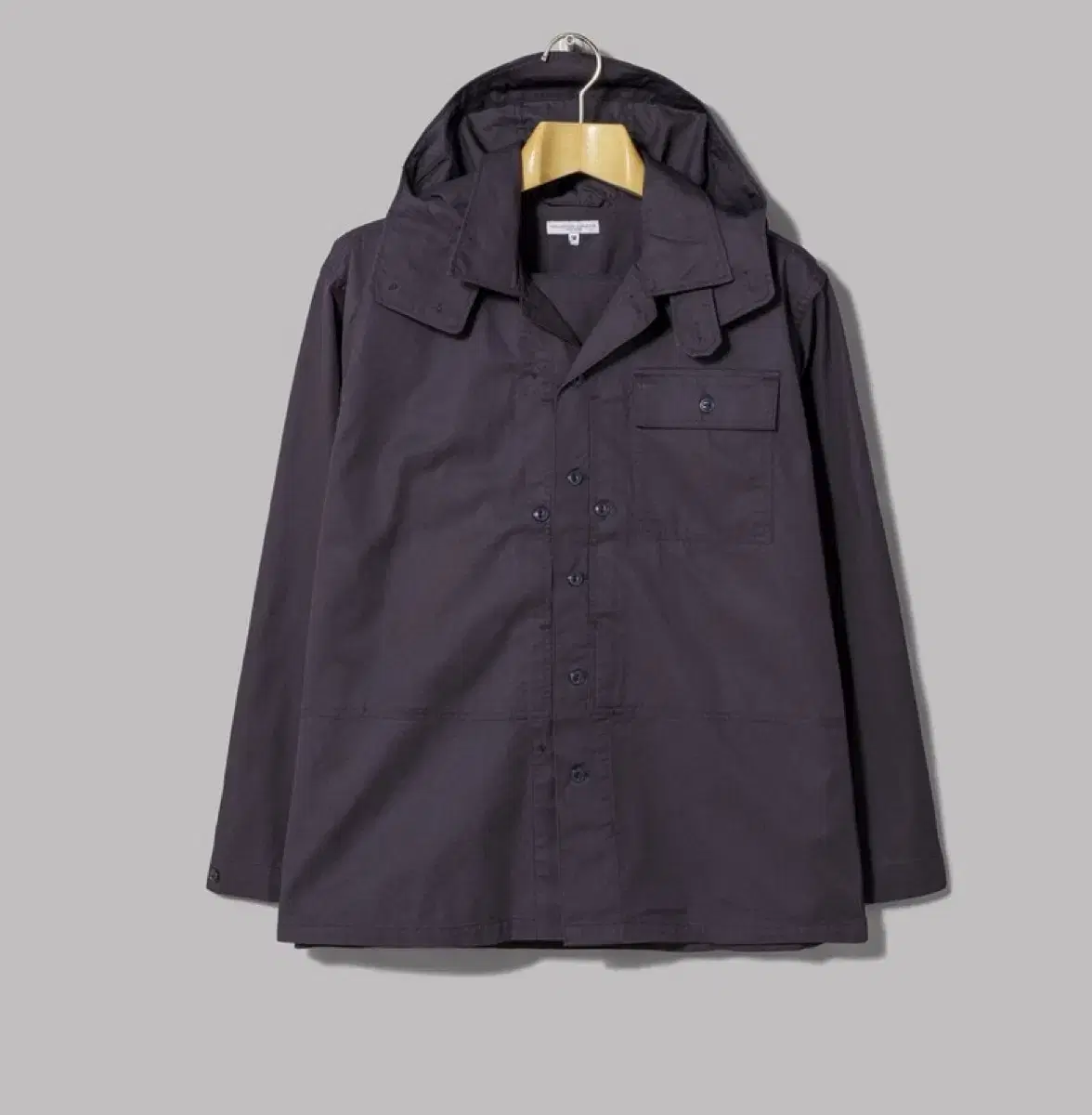 [M]Engineeredgarments MC Twill Shirt Hooded Navy