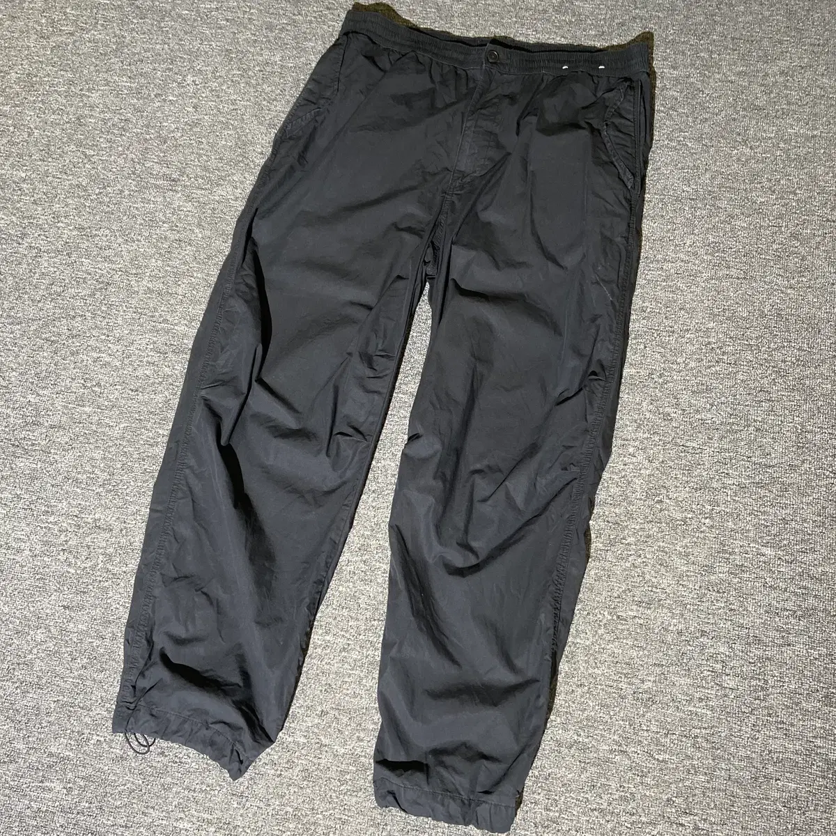 Uniqlo Cotton Parachute Trousers Black XL