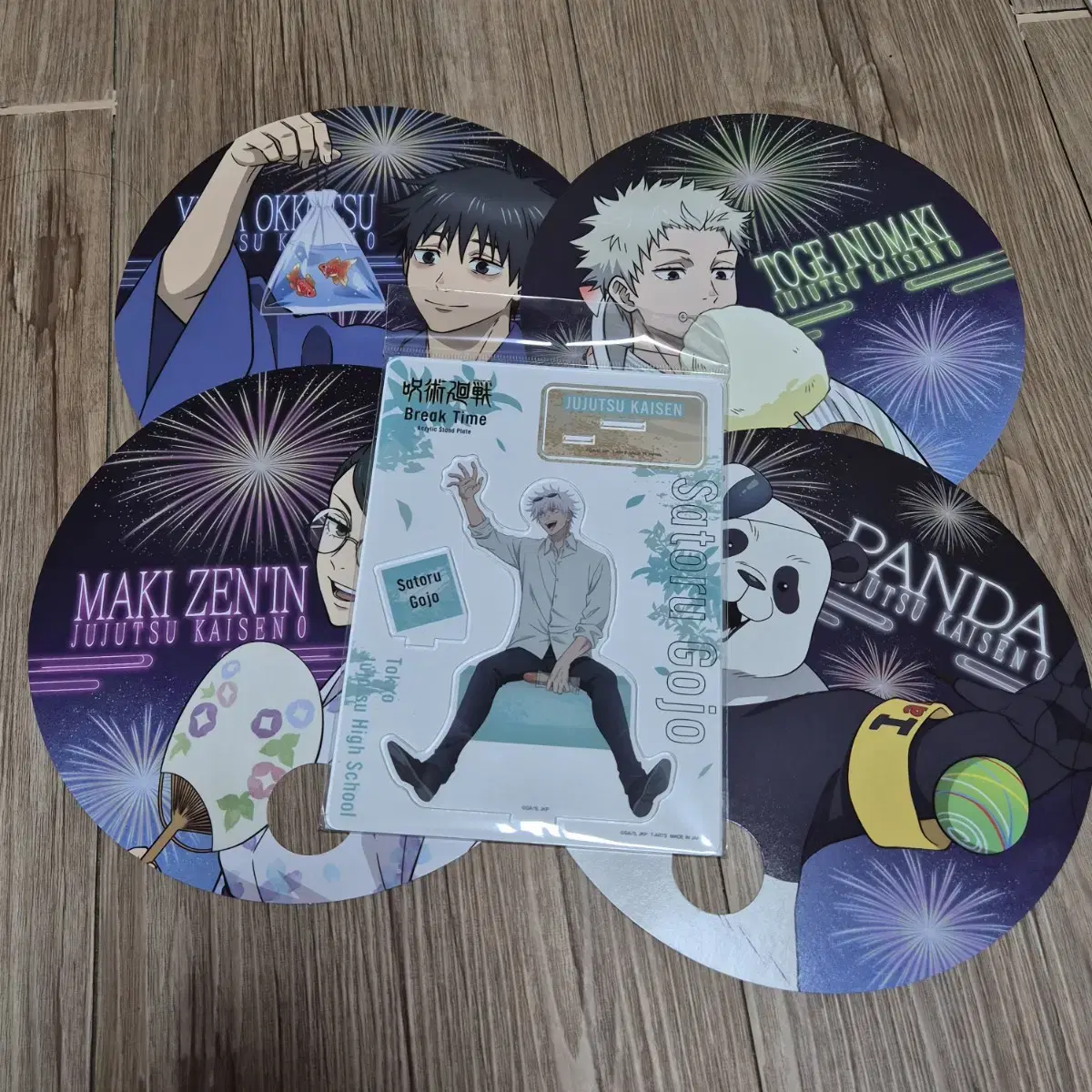 Zuu Spinning Gojosatoru Resting Acrylic Stand Kaiju Jutsu Theatrical Version + Dome