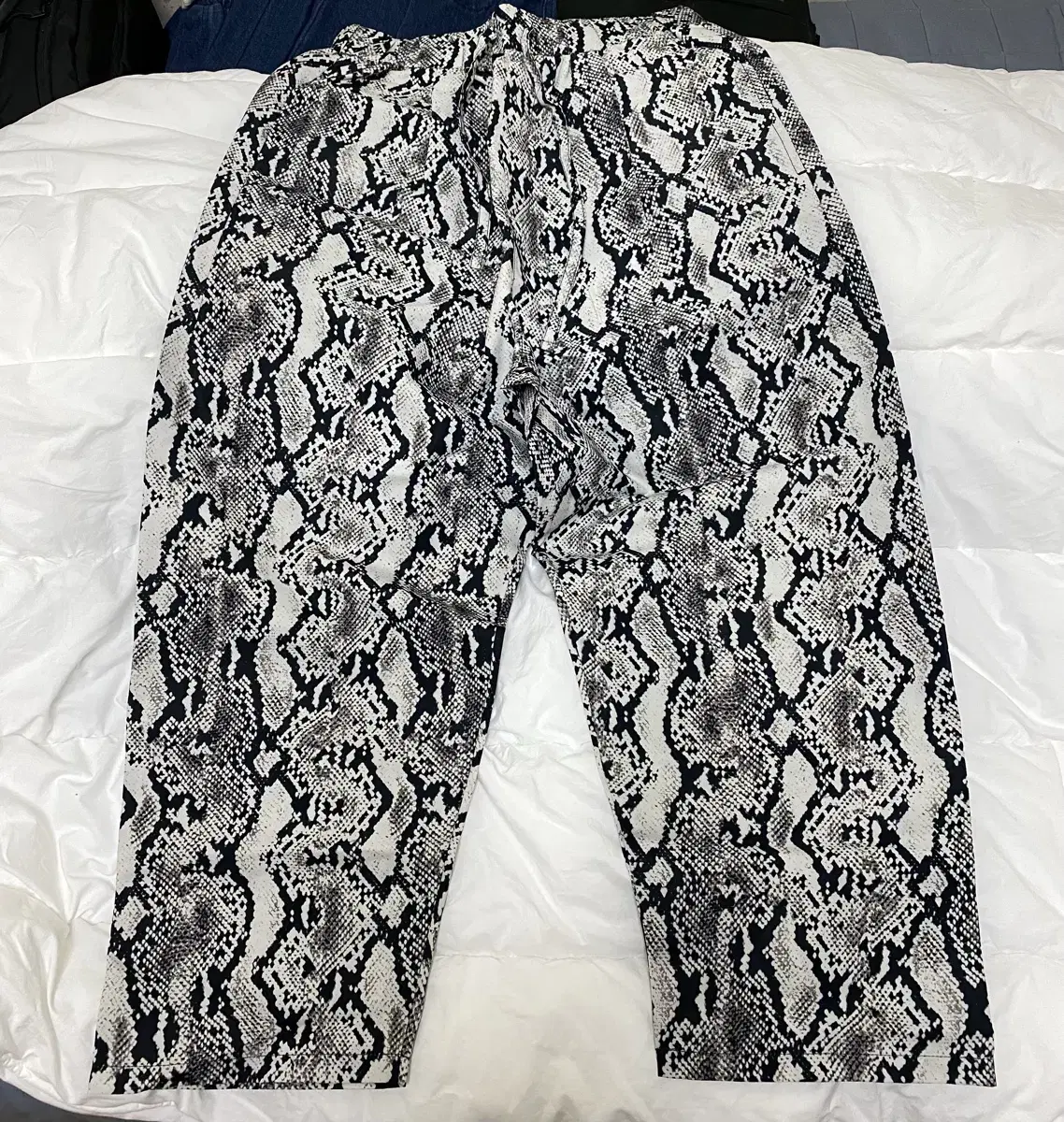 Saint Laurent SP Wide Nylon Python Pants