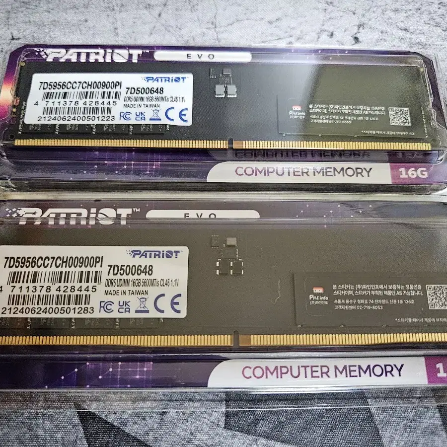 [미개봉] PATRIOT DDR5-5600 램 16X2