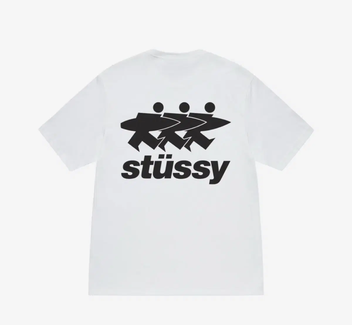 Stussy Surfwalk Short Sleeve T-Shirt White XXL 2XL