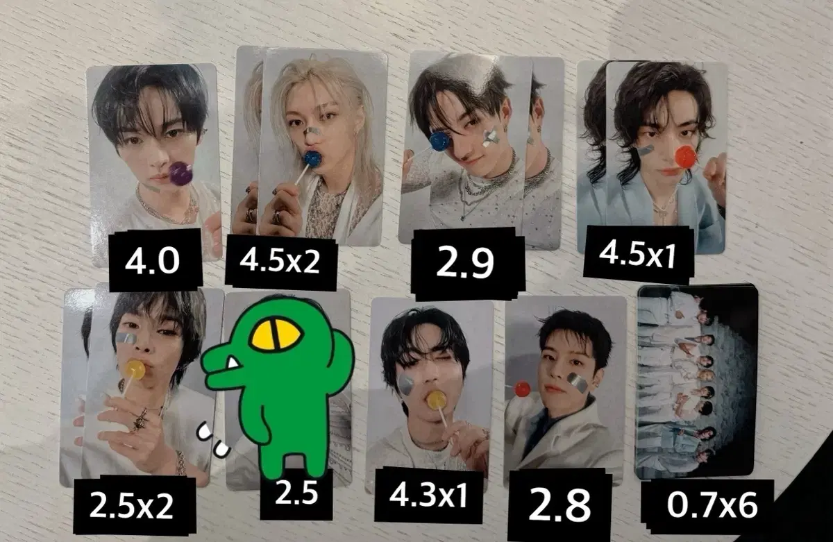 Straykids skz Japan album Giant ld luckydraw photocard Candy