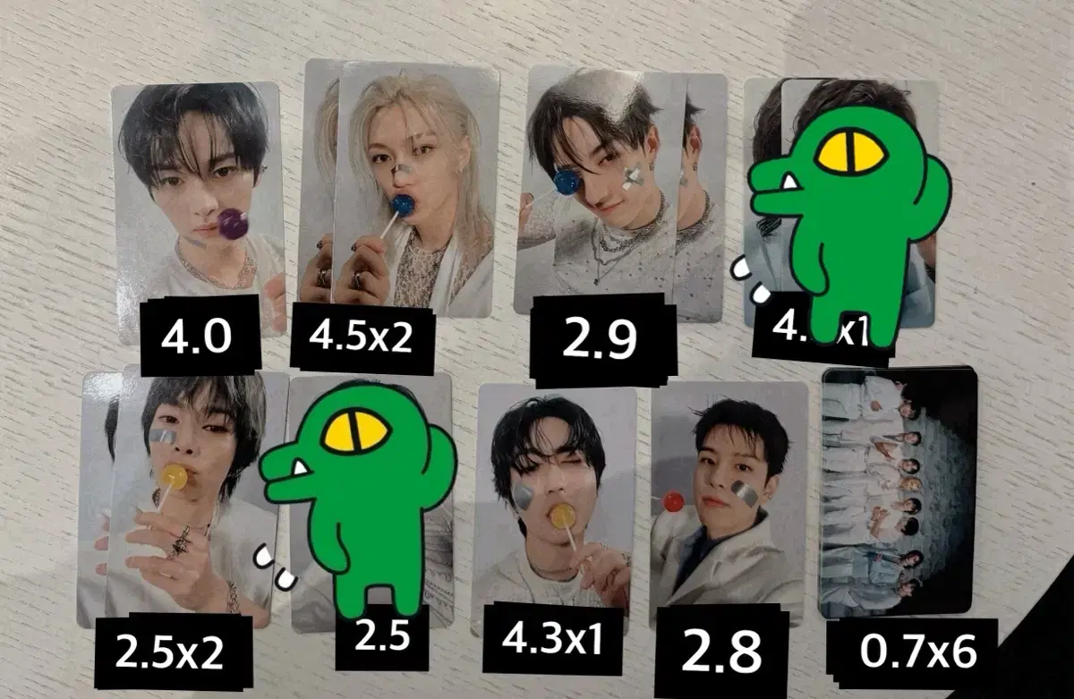 Straykids skz Japan album Giant ld luckydraw photocard Candy