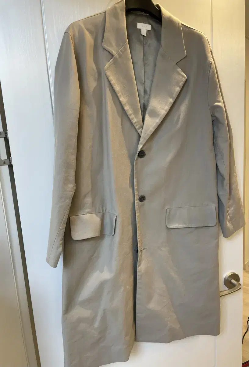 Men's Trench coat light gray