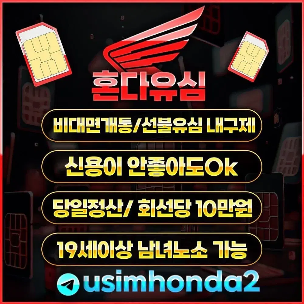 선불 유심 내구제 회선당10만