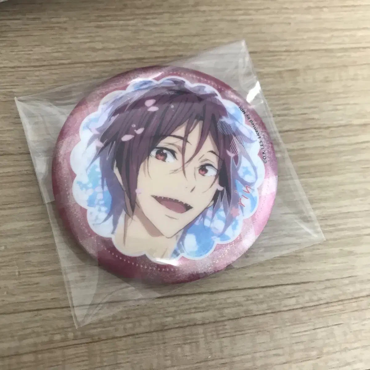 free! Free Matsuoka Rin Can Badge