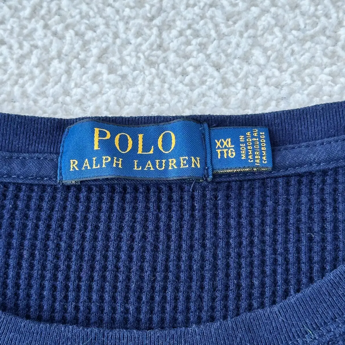 Polo Ralphlauren 폴로 랄프로렌 와플 니트 스웨터 (XXL)