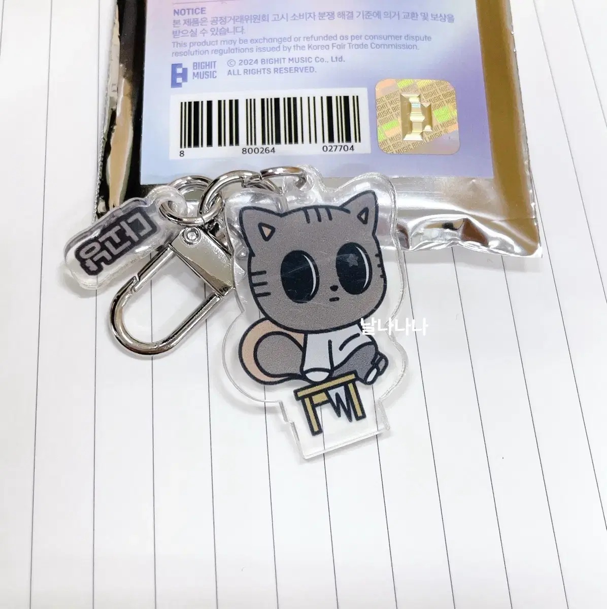 TXT Sanctuary pop up ld Hornbatu Keyring:Sei Beardagan Rubber Huangchun