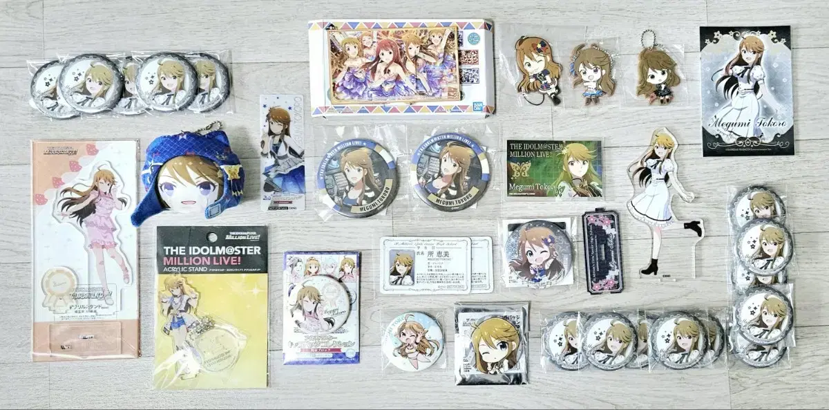 Idolmaster Million Live Tokoro Megumi merchandise bulk sold