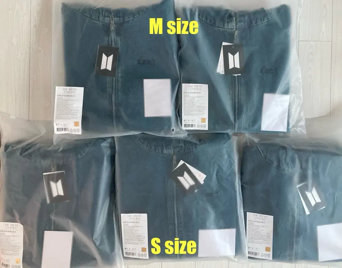 Unsealed wts) bangtan jimin Exhibit Denim Hood S or M