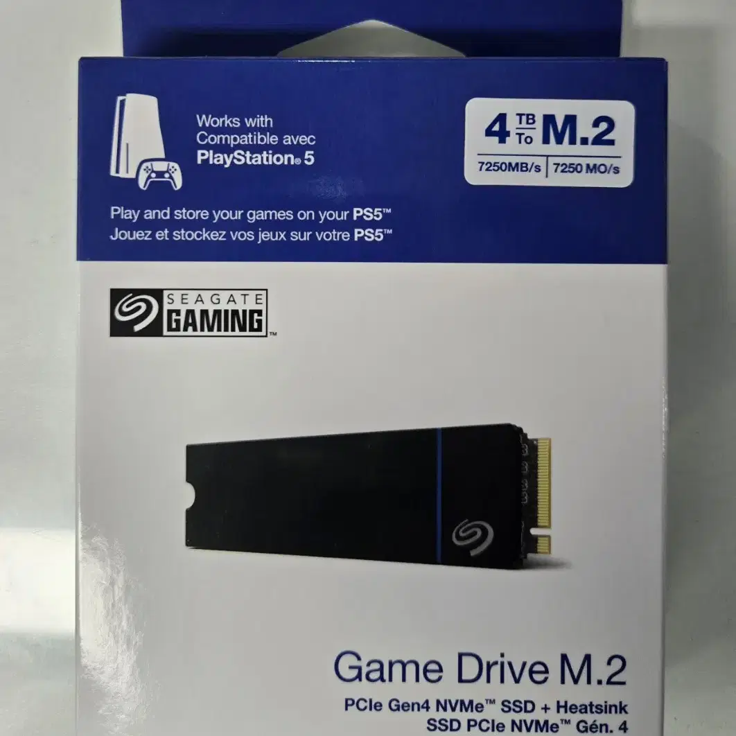 [미개봉]SSD GameDrive M.2 ps5  4TB팝니다