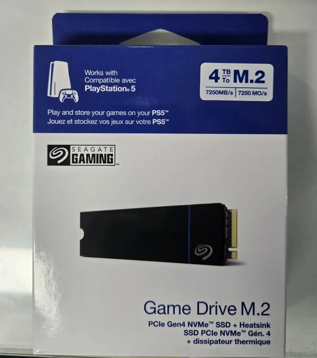 [미개봉]SSD GameDrive M.2 ps5  4TB팝니다