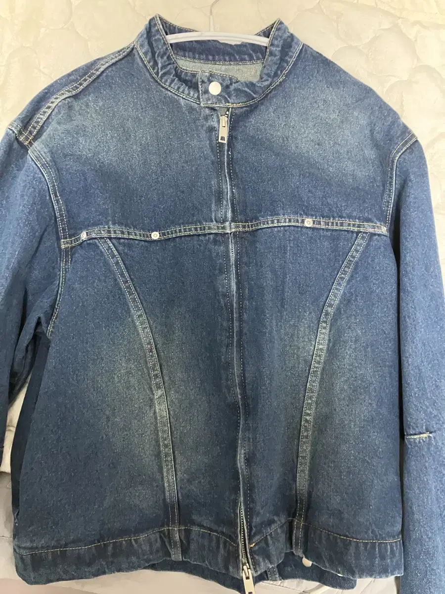 Rafferty Store Denim Racer Jacket