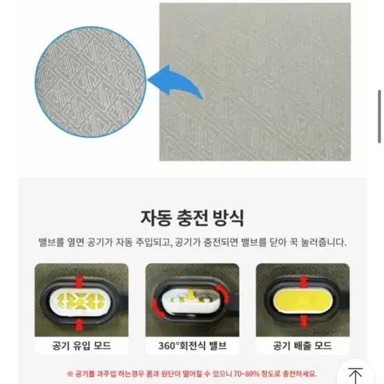 고투 멜로우 에어 더블매트(자충매트)