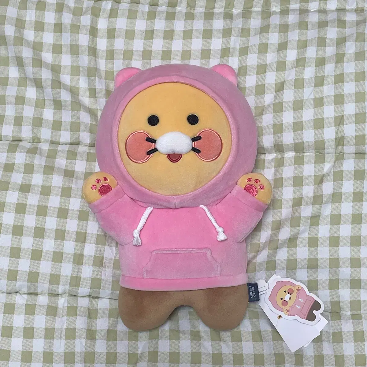 Pink Hoodie Chunsik Baby Pillow