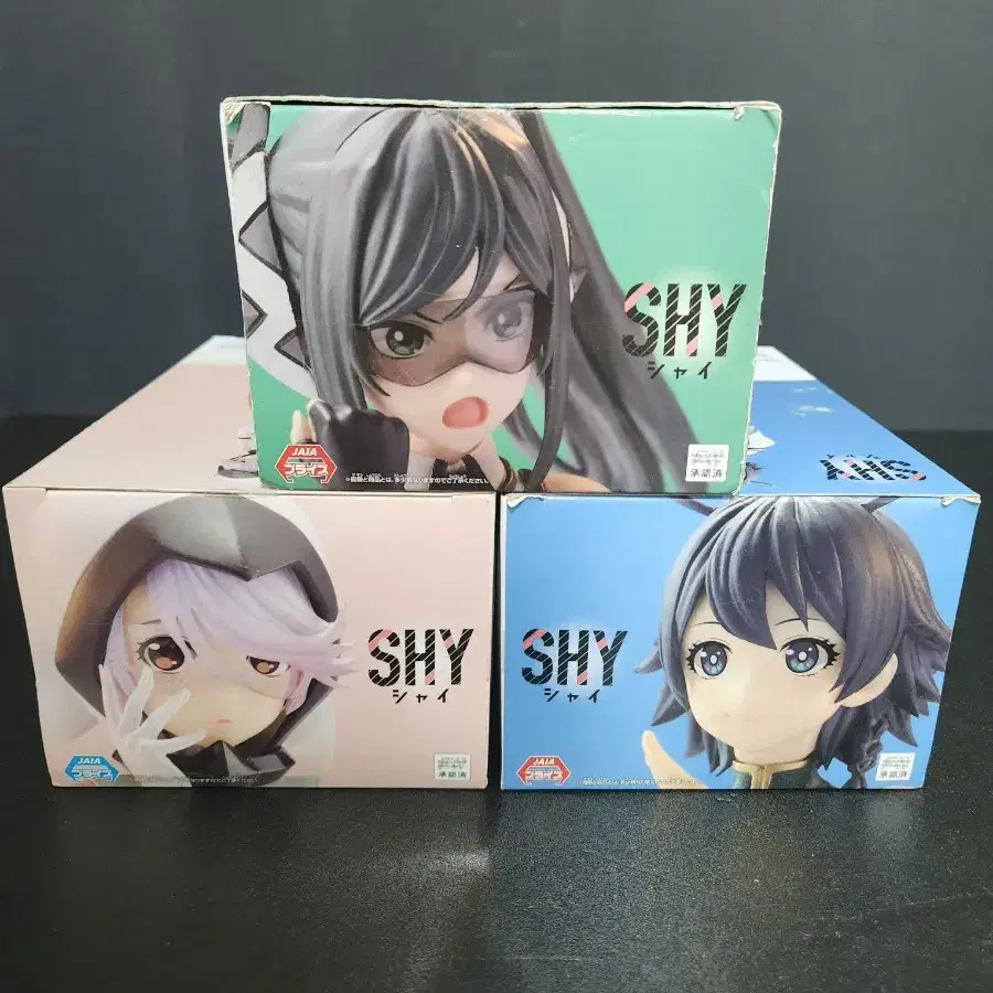 3개 일괄] SHY 샤이 레이디 블랙, 몐롱, 모미지야마 테루 피규어