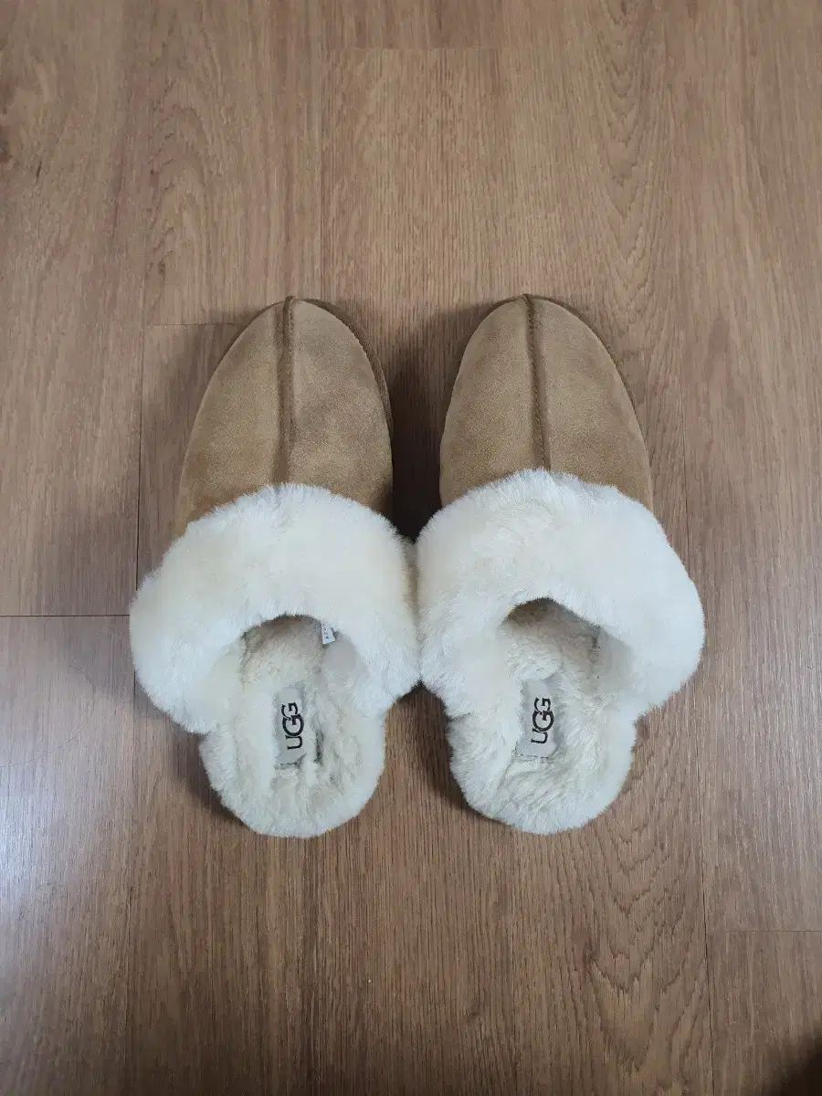 ugg 어그 스커페트 털 슬리퍼 체스트넛 240